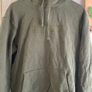 American eagle mens olive green hoodie
